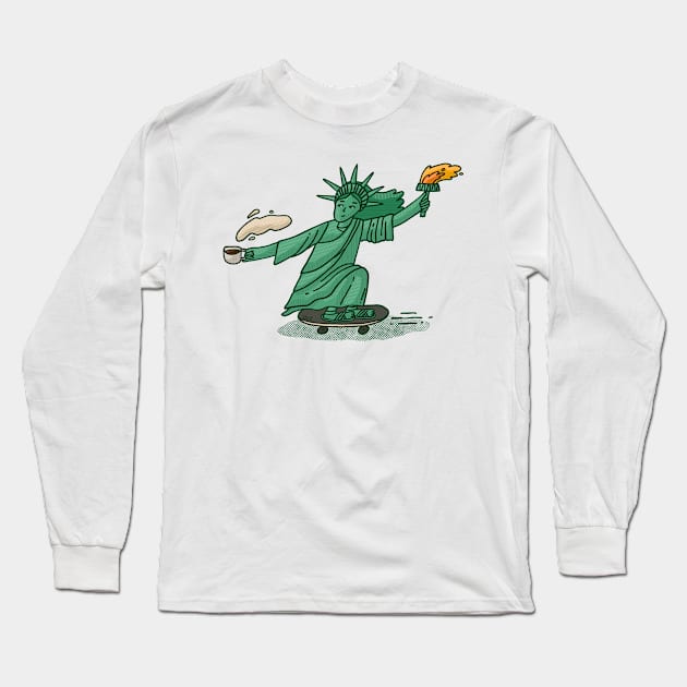 Lady Liberty Long Sleeve T-Shirt by Tania Tania